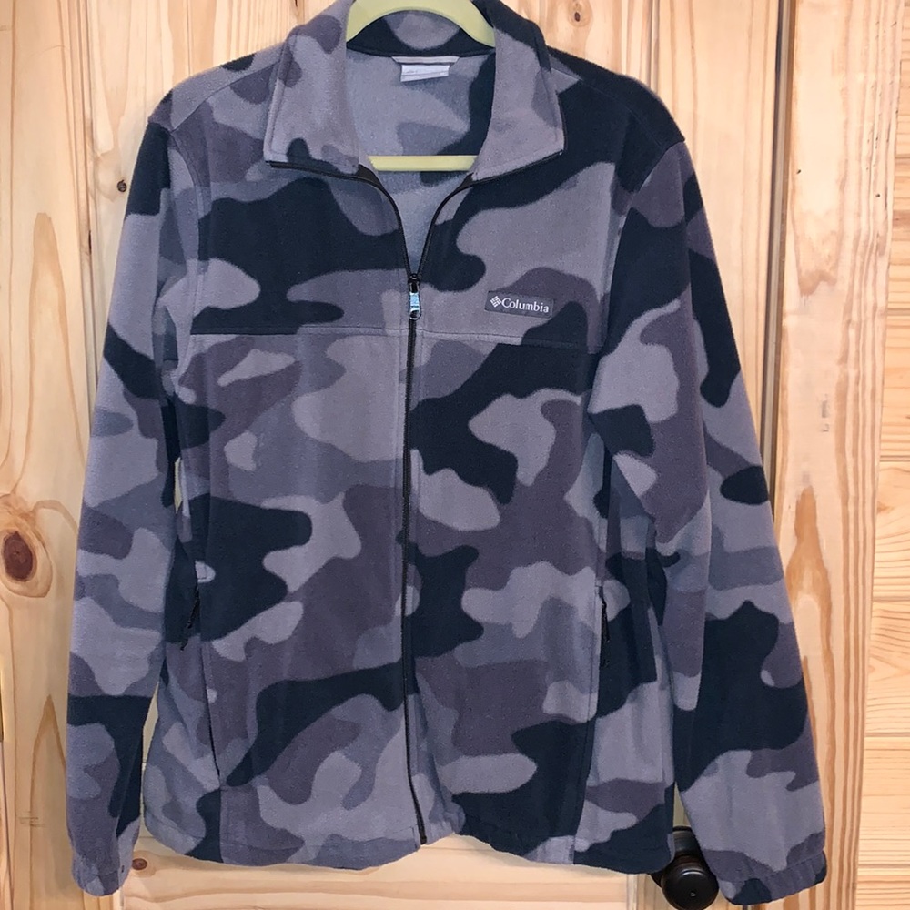 Mens Columbia Camouflage Jacket Size Medium